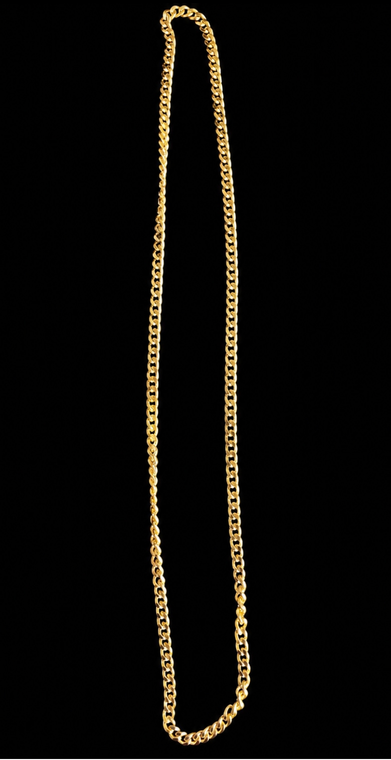 collana-large-chain-minimal-oro-matte 2