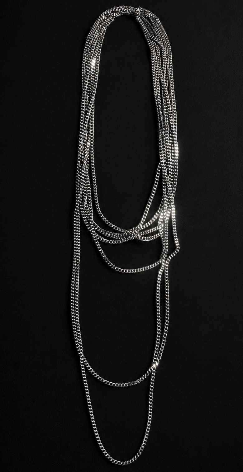 collana-slim-chain-nero-glossy 2